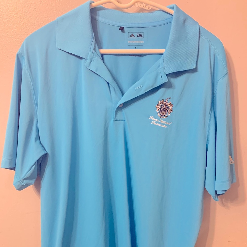 ADIDAS POLO (TRUMP NATIONAL BEDMINSTER LOGO) used
